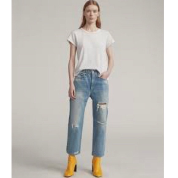 RAG & BONE Hel with Holes Boy Jean NWT SZ26 - Picture 6 of 8